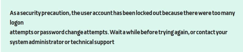 11111 خطای account has been locked out در ویندوز سرور و نحوه برطرف کردن ان فروردین 1405 1